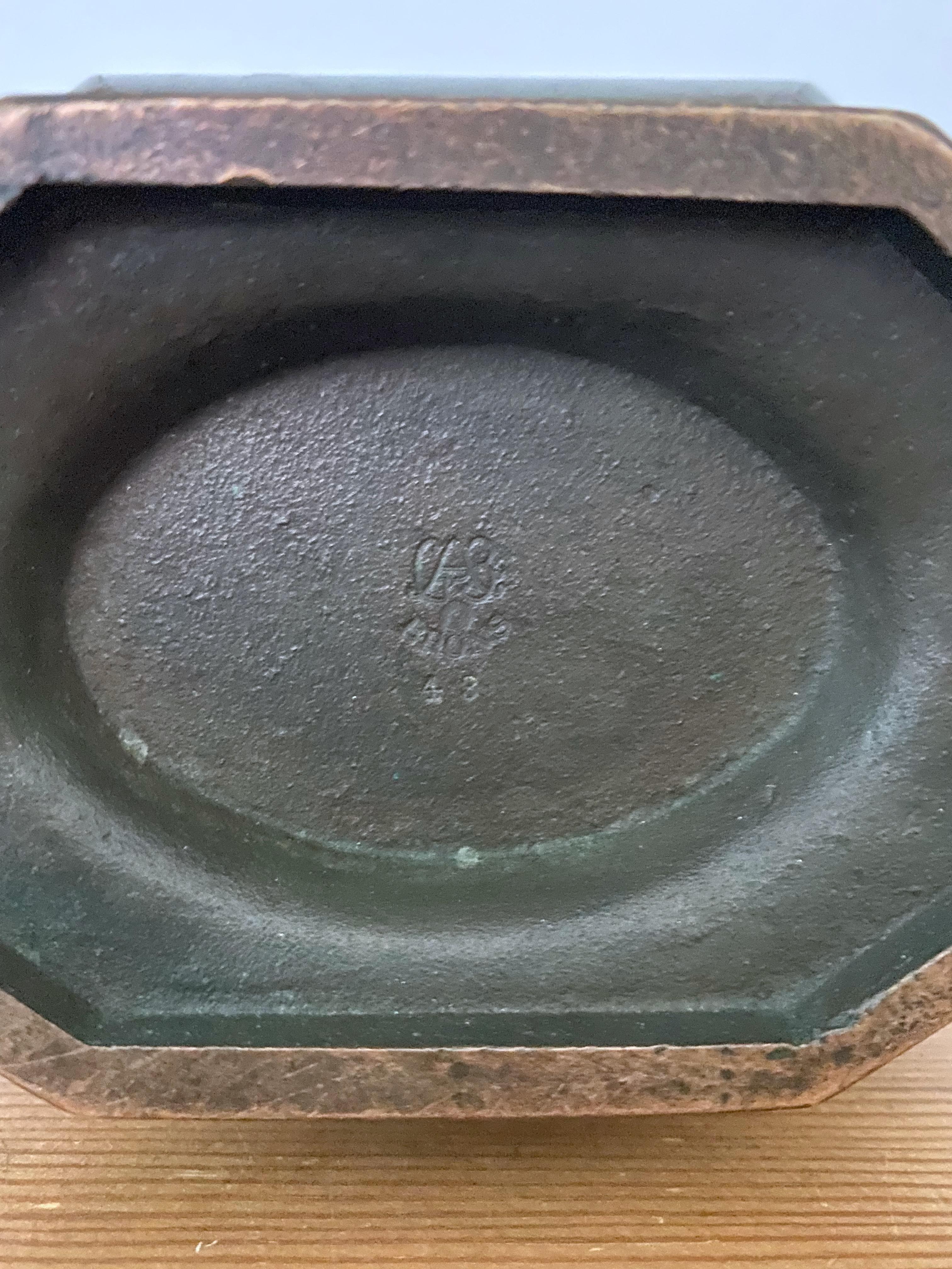 Bronzegehäuse aus den 1930er Jahren von Just Andersen für GAB 3