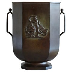 Vase Just Andersen pour GAB, Suède, années 1930