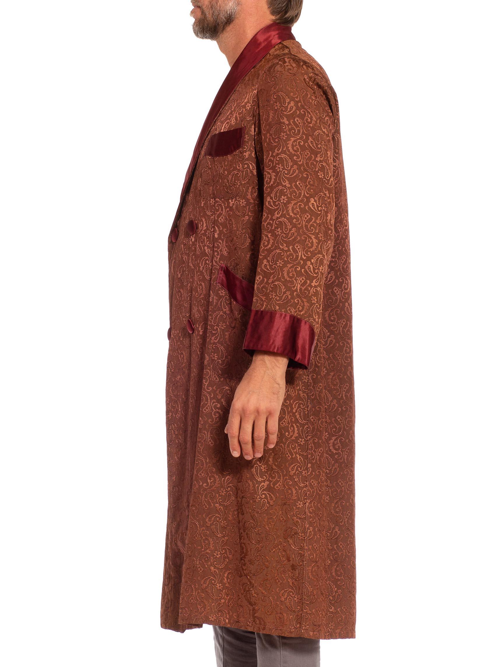 brown mens dressing gown