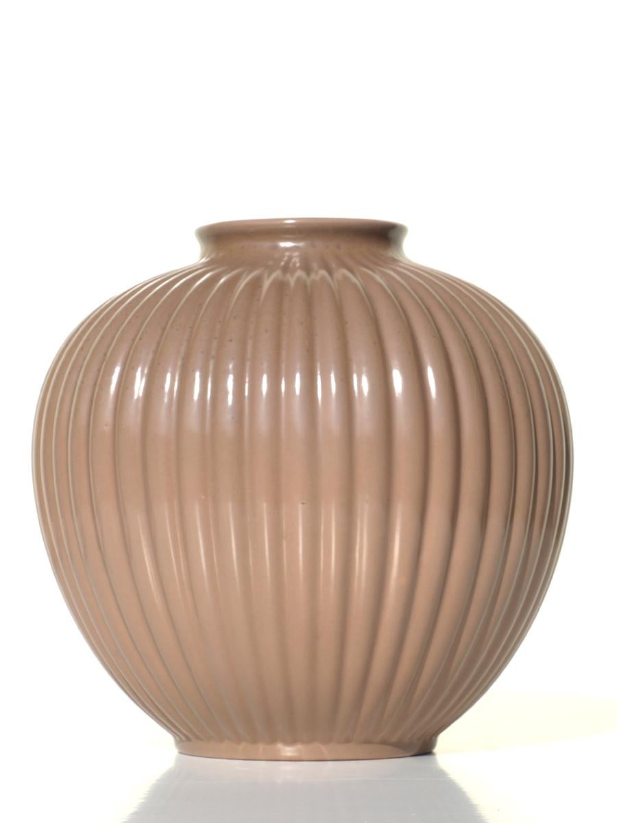 Italian 1930s by Giovanni Gariboldi for San Cristoforo Ginori Pottery Art Deco Vase