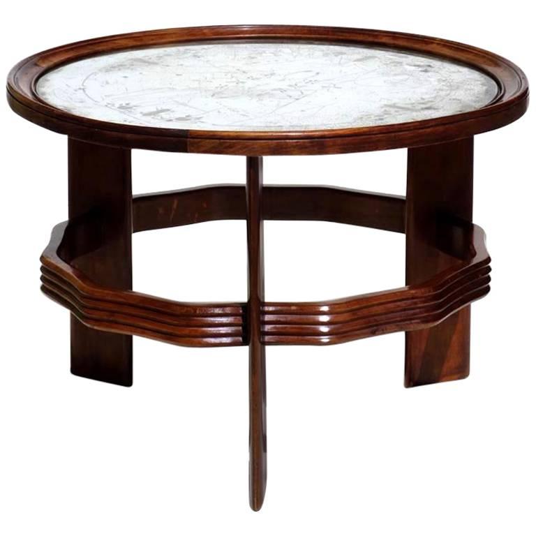 Table basse Art déco italienne de Vittorio Valabrega des années 1930 en vente