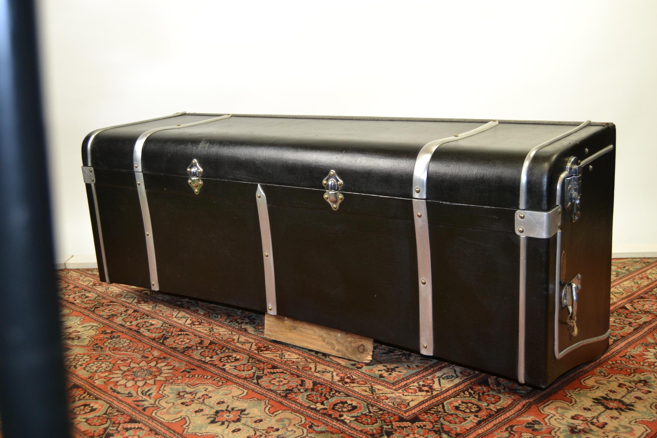 Art Deco Car Trunk for Classic Car by Malles Charlet Brussels, 1930s 5