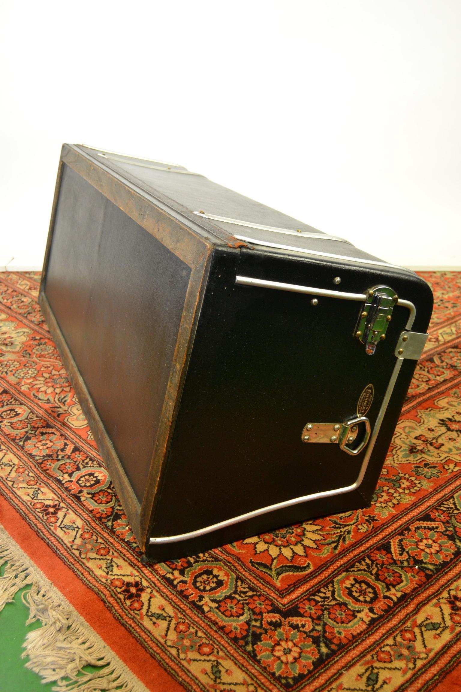Art Deco Car Trunk for Classic Car by Malles Charlet Brussels, 1930s 8