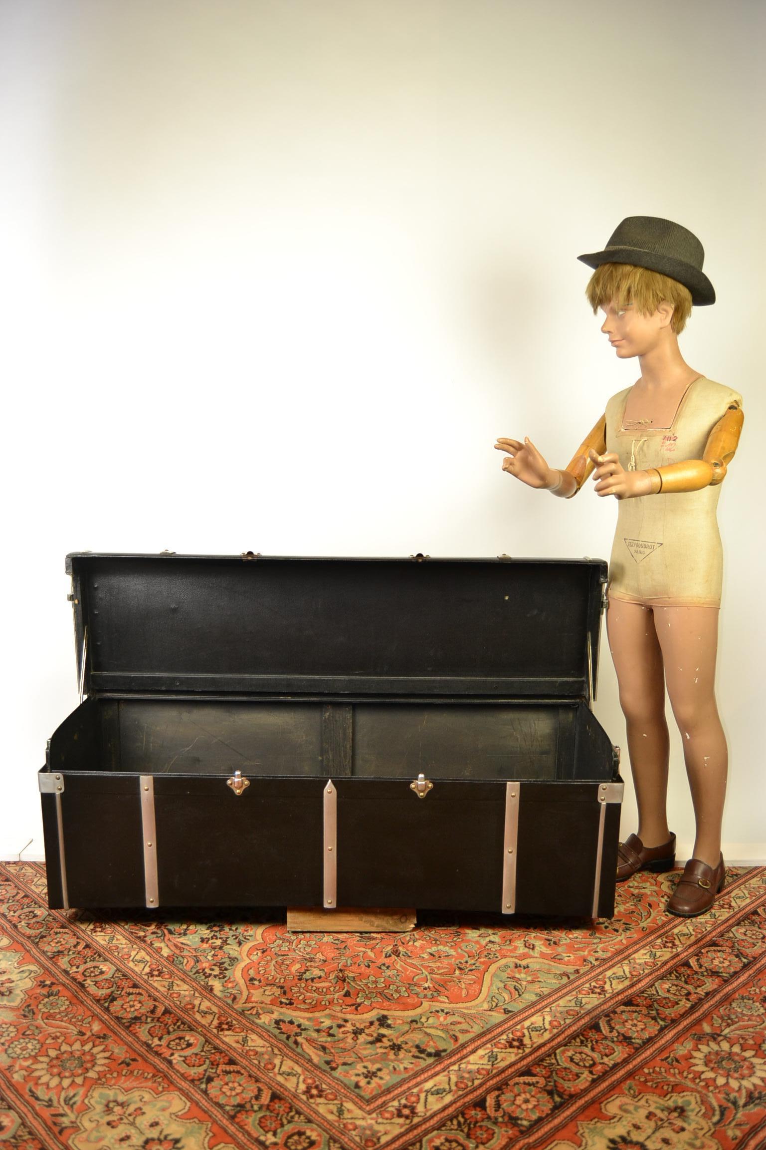 Art Deco Car Trunk for Classic Car by Malles Charlet Brussels, 1930s 10