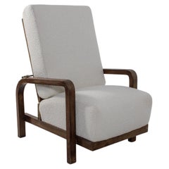 Used 1930s Central European Reclining Armchair