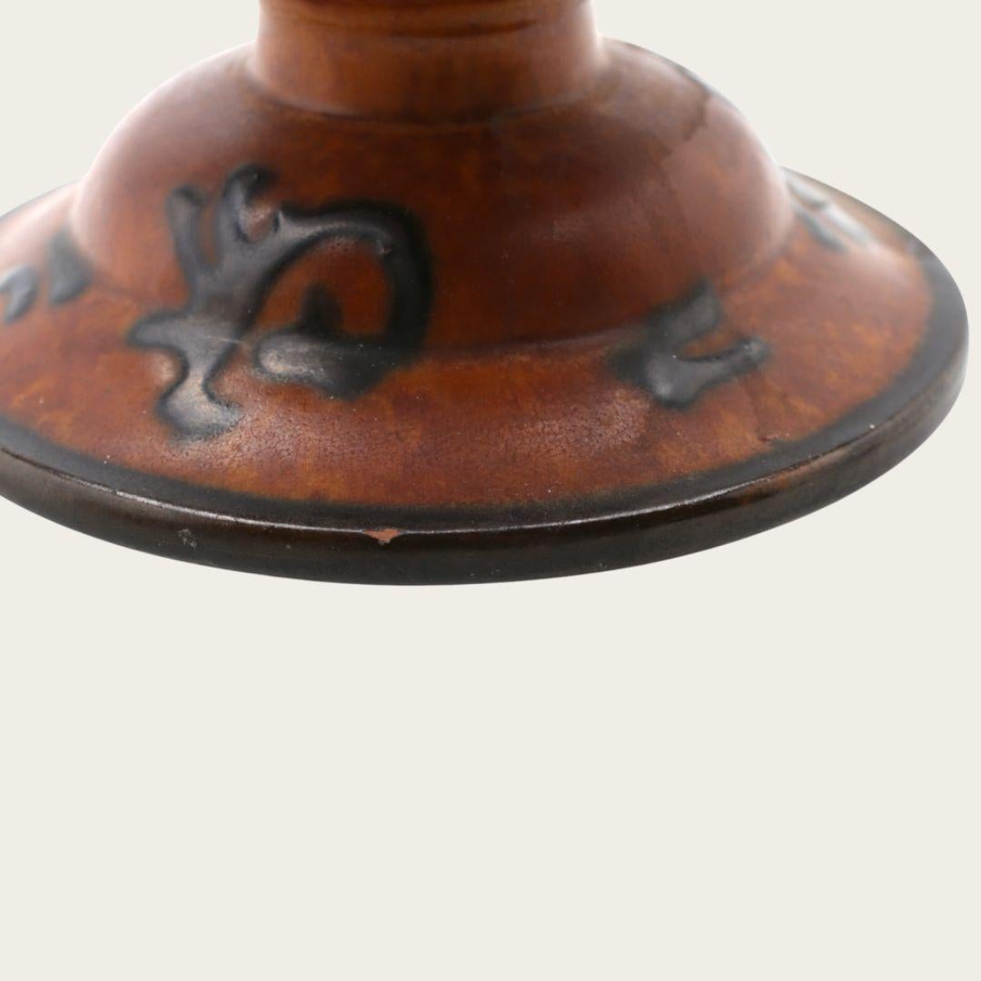 1930s Ceramic Baroque Urn by Gabriel Burmeister for Gabrielverk Cerámico en venta