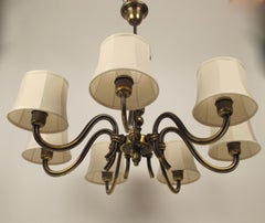 1930's Chandelier Designed by Hugo Gorge, Austria
