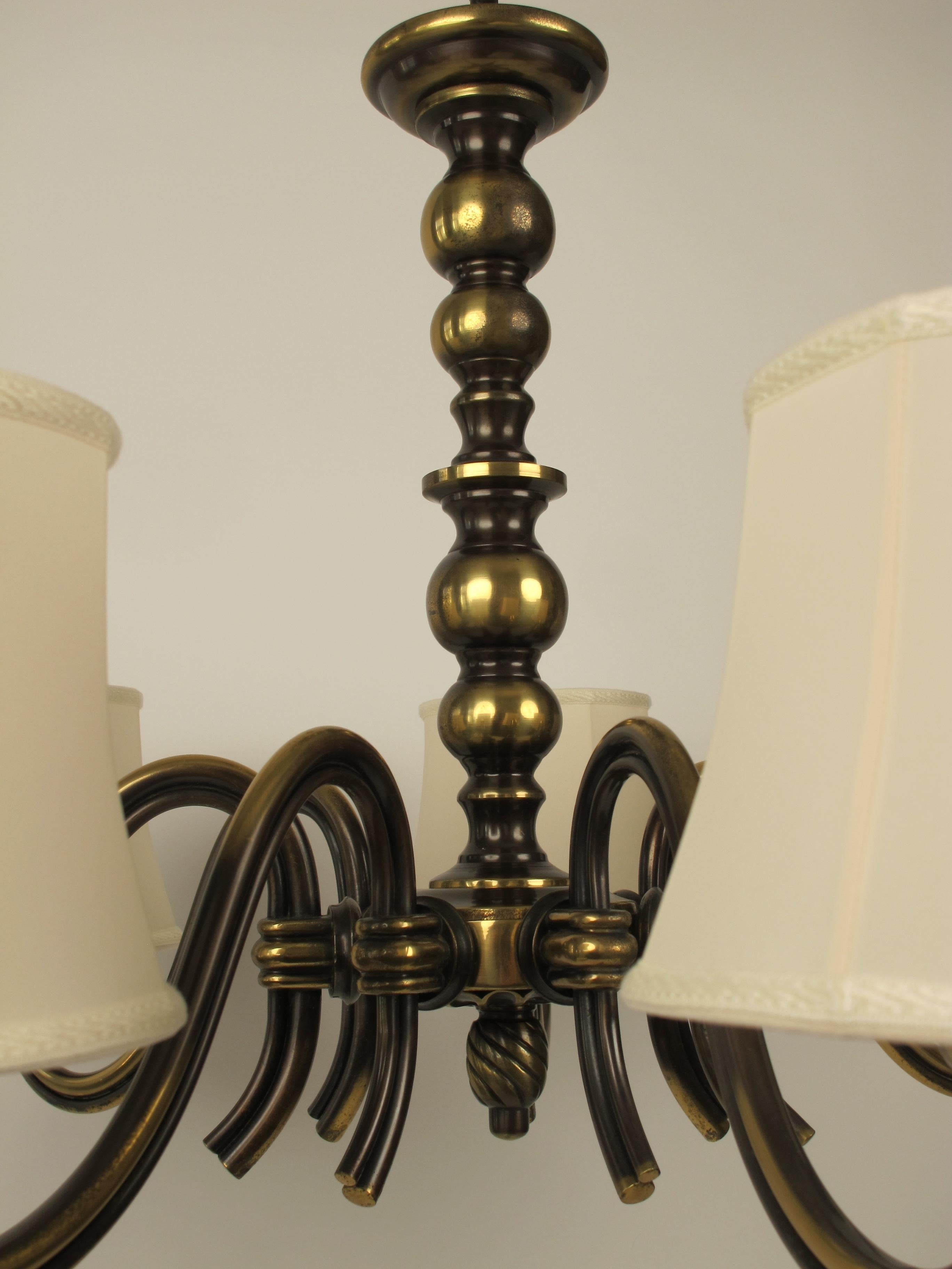 Mid-20th Century 1930's Chandelier Designed by Hugo Gorge, Austria For Sale