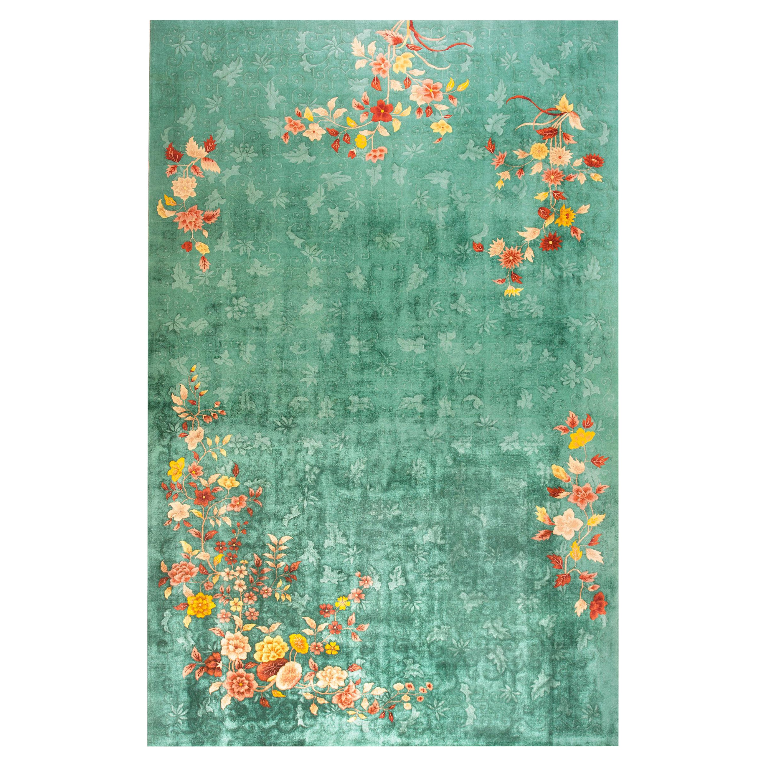 Tapis Art Dco chinois des annes 1930 ( 10'' x 16'' - 305 x 490 cm )