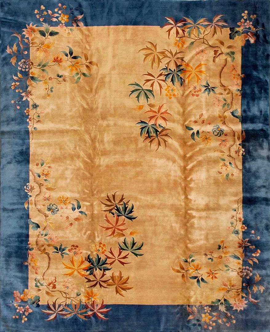 Tapis chinois Art Déco des années 1930 ( 10'9