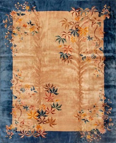 Tapis chinois Art Déco des années 1930 ( 10'9" x 13'4" - 328 x 406 )