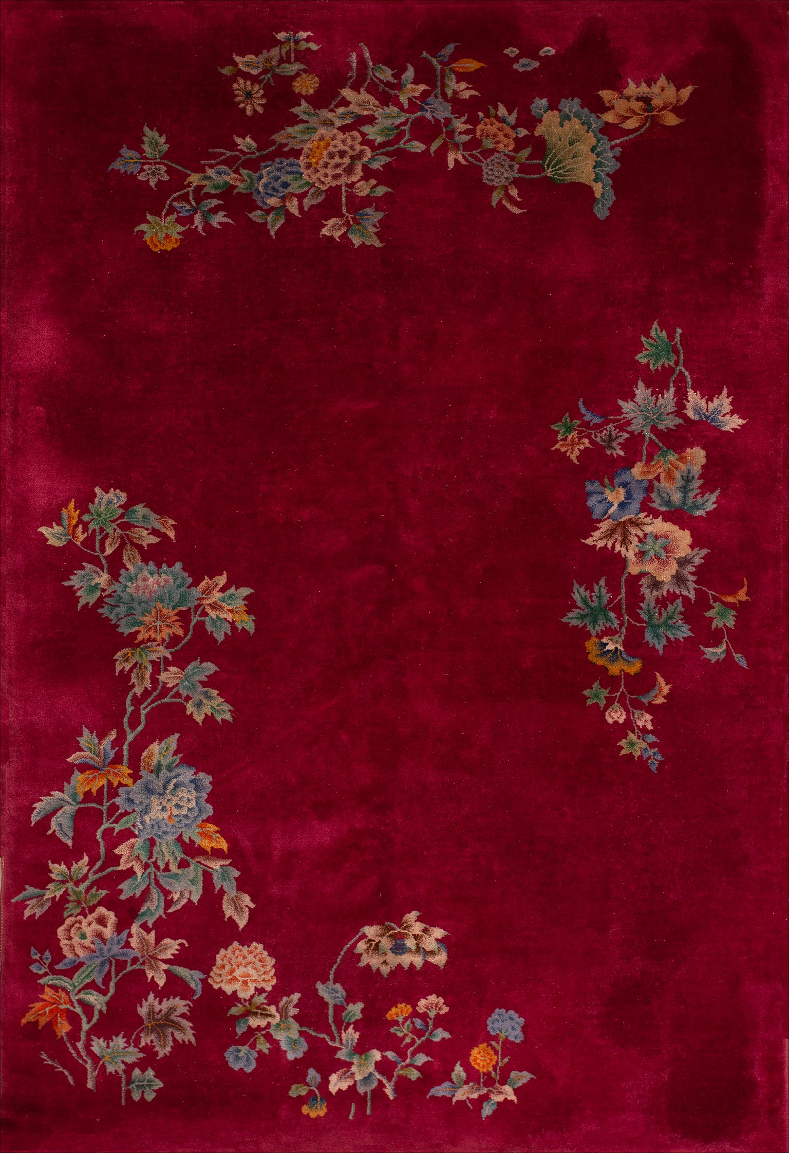 1930s Chinese Art Deco Carpet ( 5 10'' x 8'6'' - 178 x 259 ) For Sale