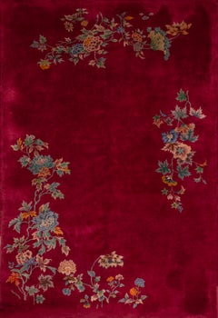 Tapis Art déco chinois des années 1930 (5 10'' x 8'6'' - 178 x 259 )