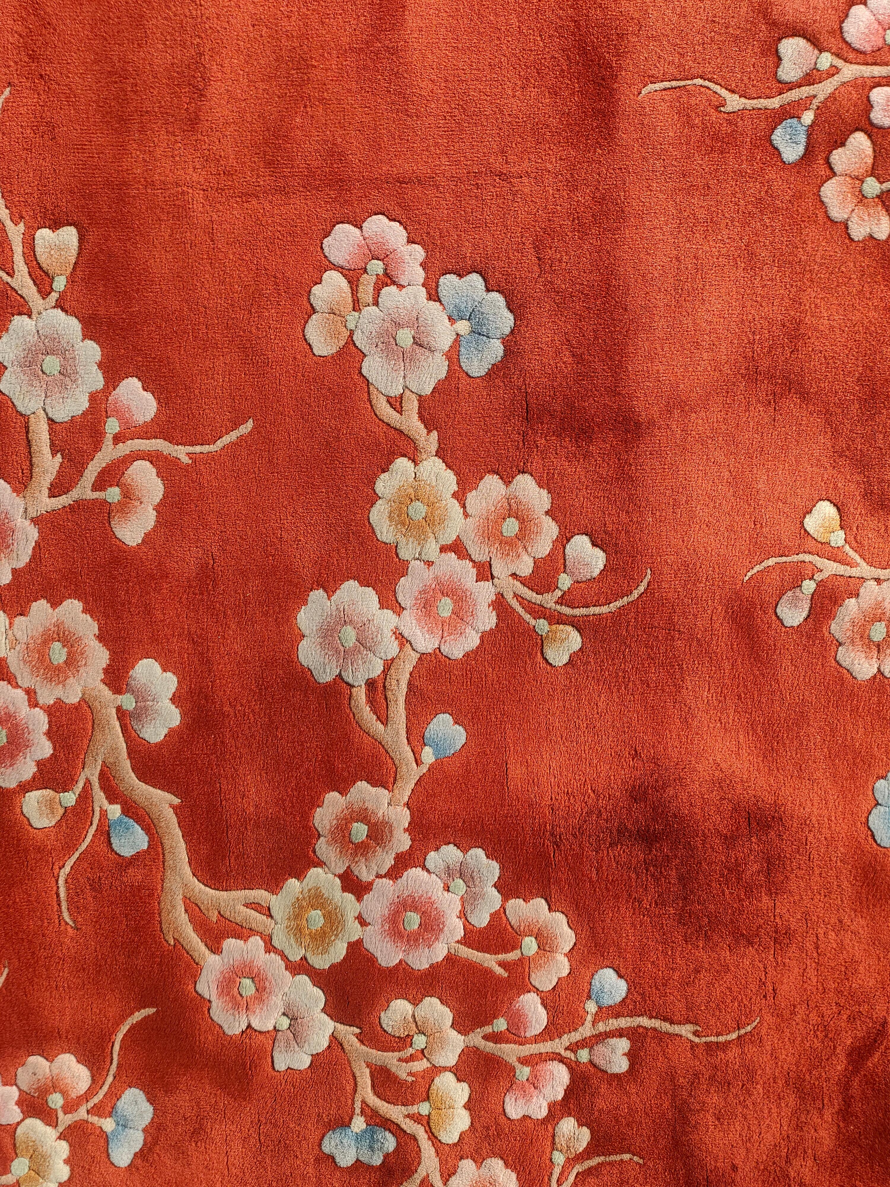 1930s Chinese Art Deco Carpet ( 8' x 10'2