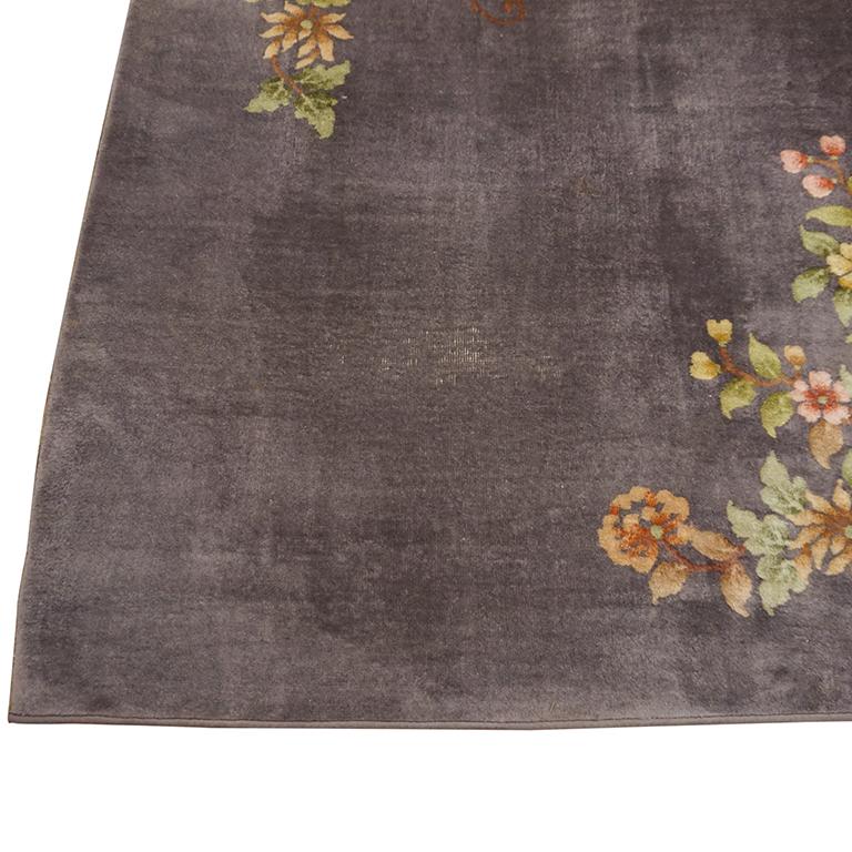 Chinois Tapis chinois Art Déco des années 1930 ( 8' x 9'9