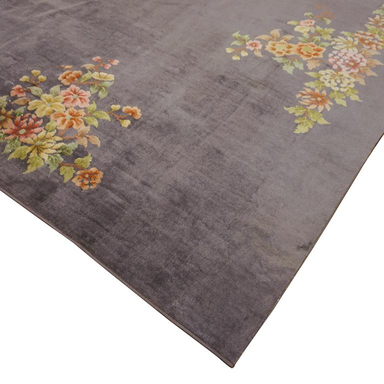 Tapis chinois Art Déco des années 1930 ( 8' x 9'9