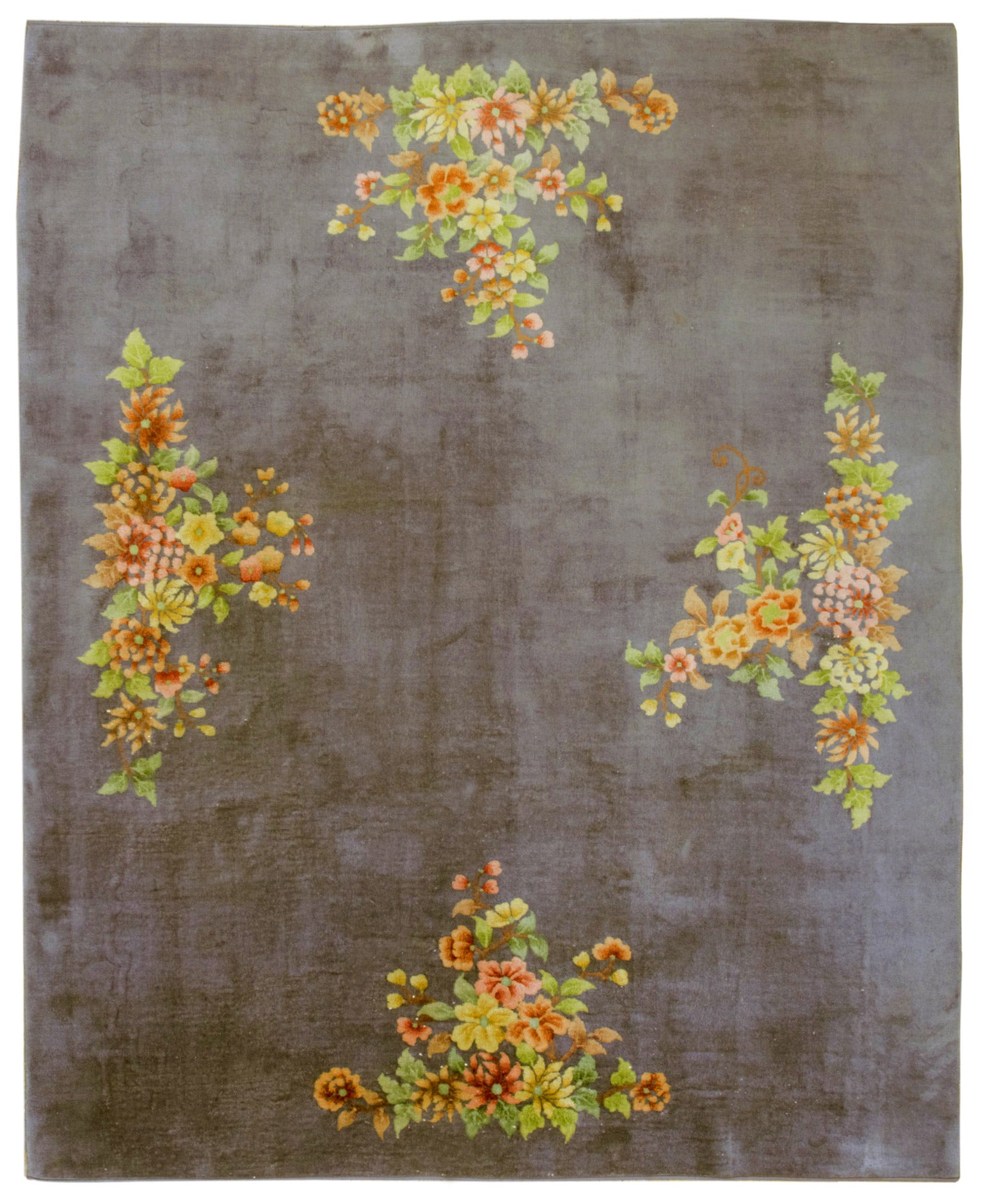 1930er Jahre Chinesischer Art Deco Teppich ( 8' x 9'9" - 244 x 297 )