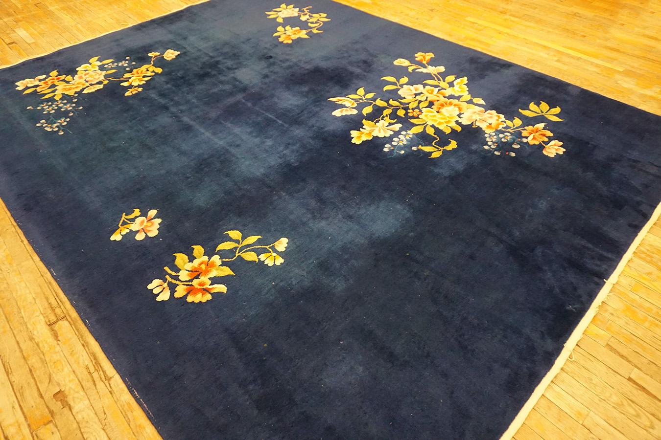 Tapis Art déco chinois des années 1930 9' x 11' 6