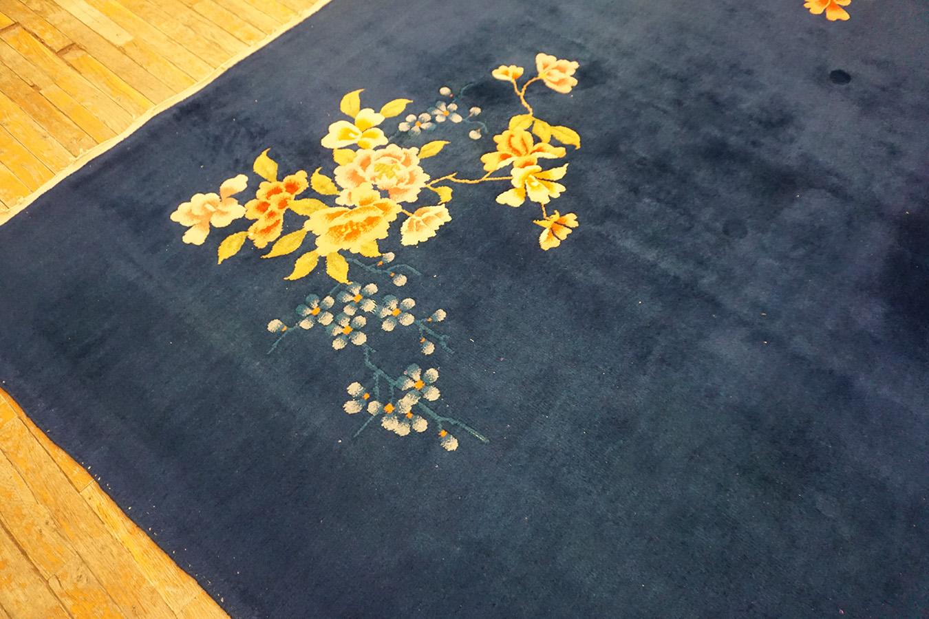 Chinois Tapis Art déco chinois des années 1930 9' x 11' 6