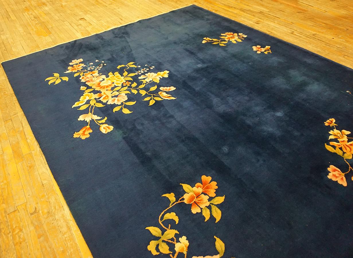 Tapis Art déco chinois des années 1930 9' x 11' 6