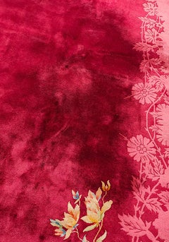1930s Chinese Art Deco Carpet 9'x 11' 6"