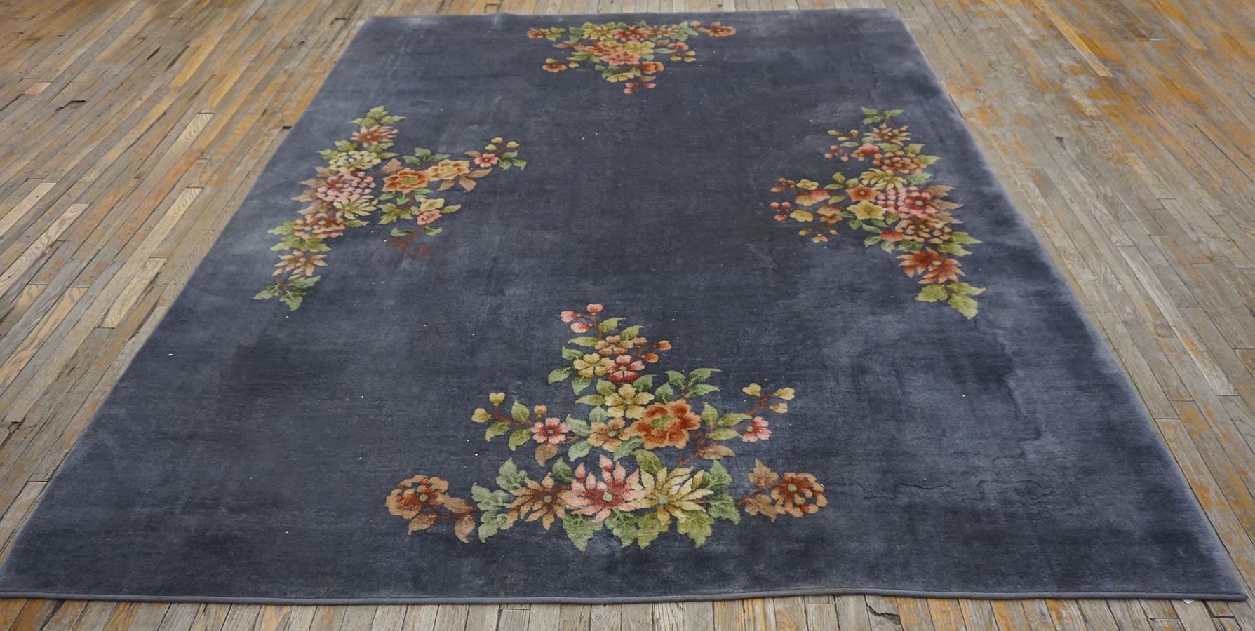 1930s Chinese Art Deco Carpet  For Sale 4