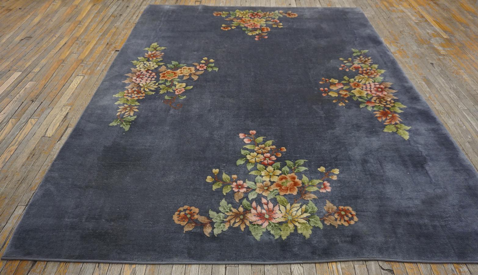 1930s Chinese Art Deco Carpet  For Sale 6