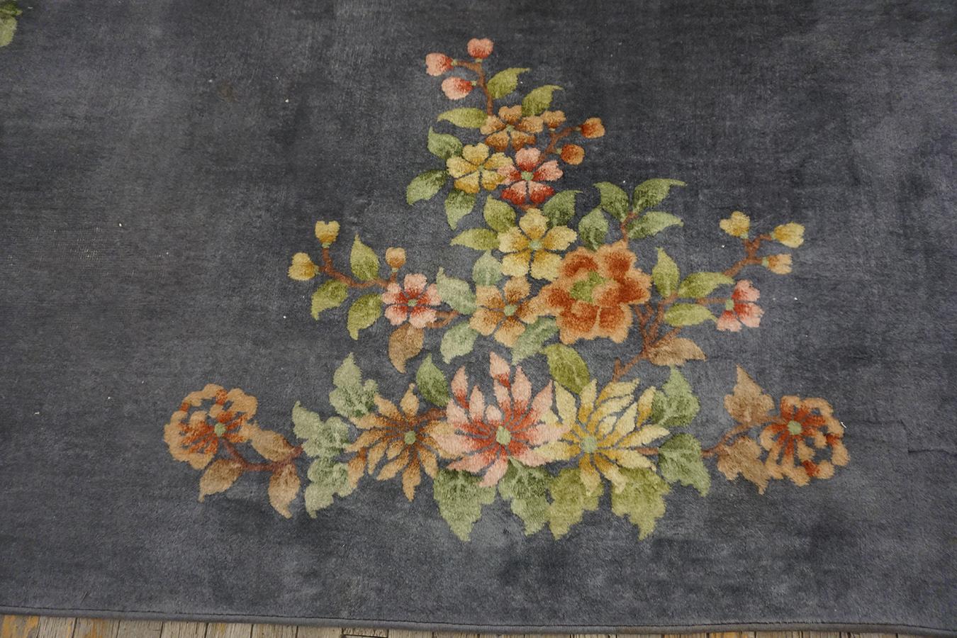 Mid-20th Century 1930s Chinese Art Deco Carpet  For Sale