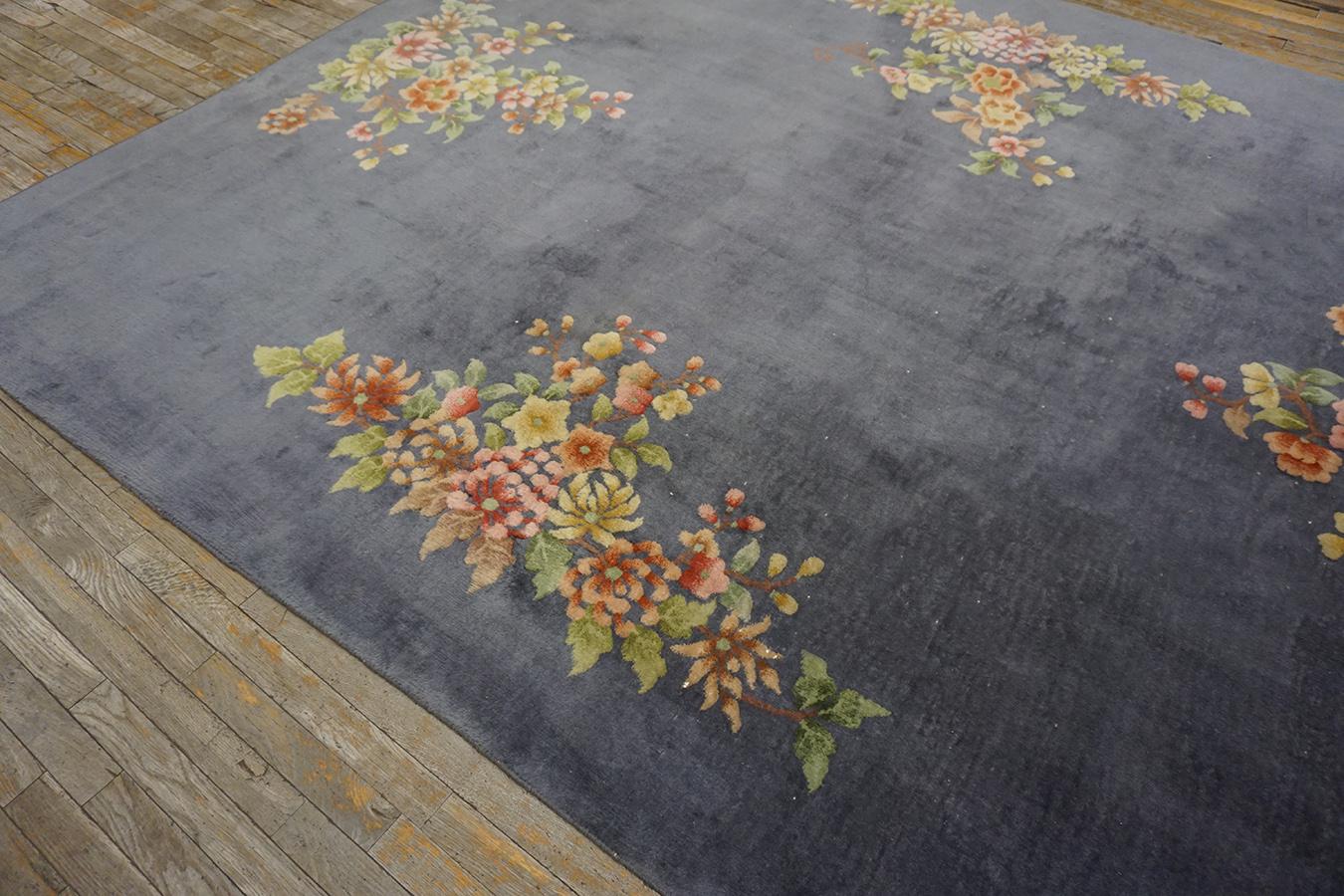 1930s Chinese Art Deco Carpet  For Sale 3