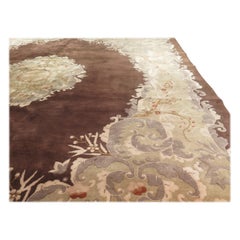 Antique 1930s Chinese Art Deco Carpet