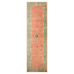 1930er Jahre Chinesischer Art Deco Läufer Teppich ( 3' x 11' - 90 x 335 )