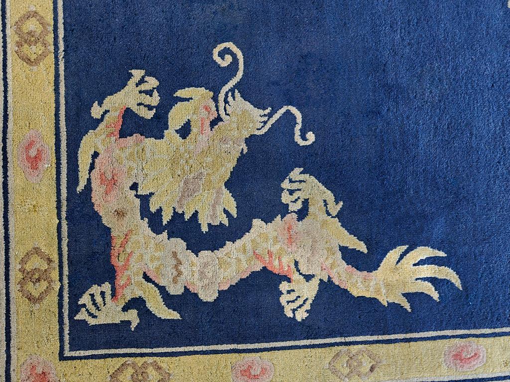 Wool 1930s Chinese Peking Dragon Carpet ( 8' x 10'10