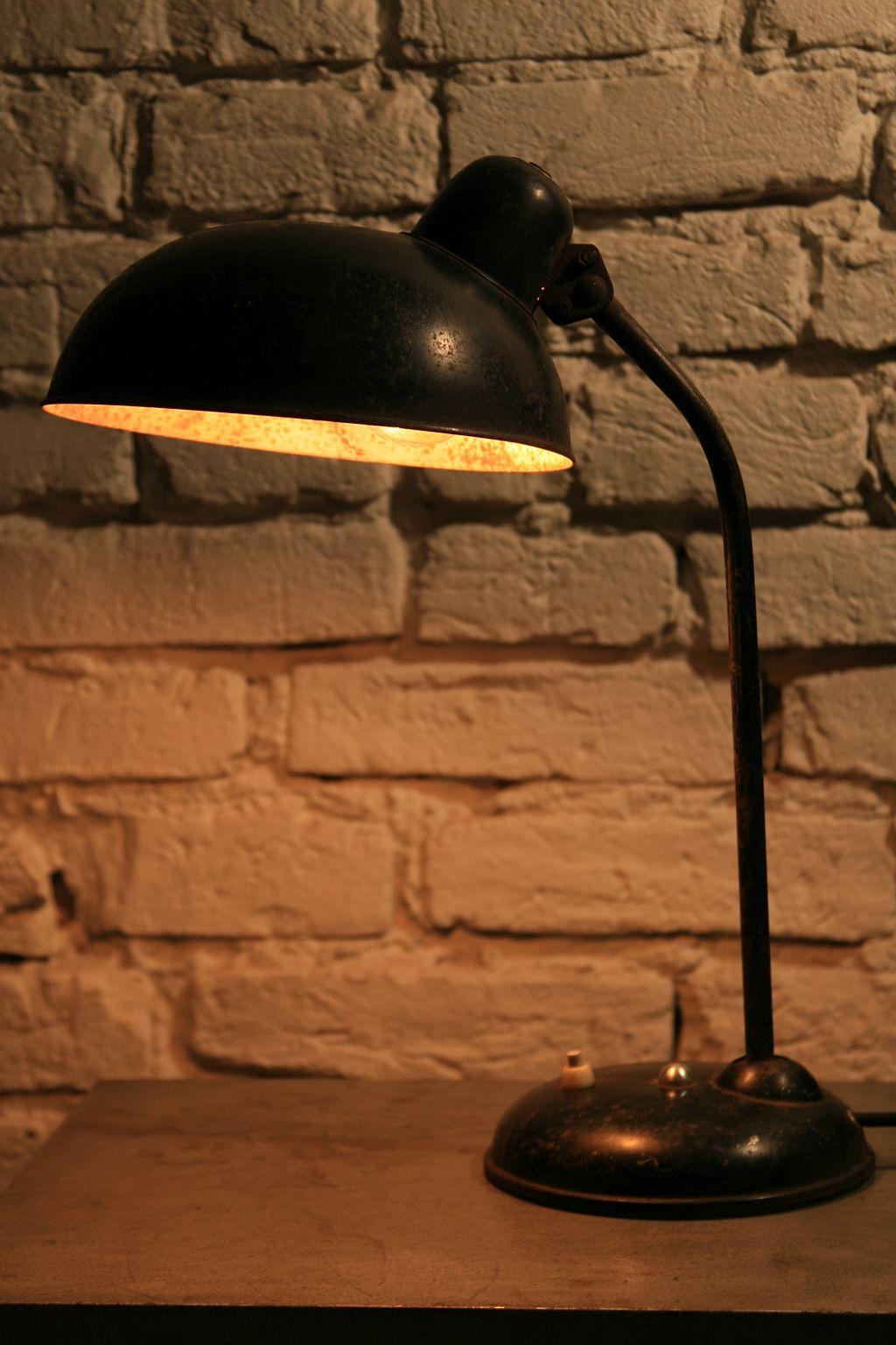 German 1930s Christian Dell Helo Desk Lamp