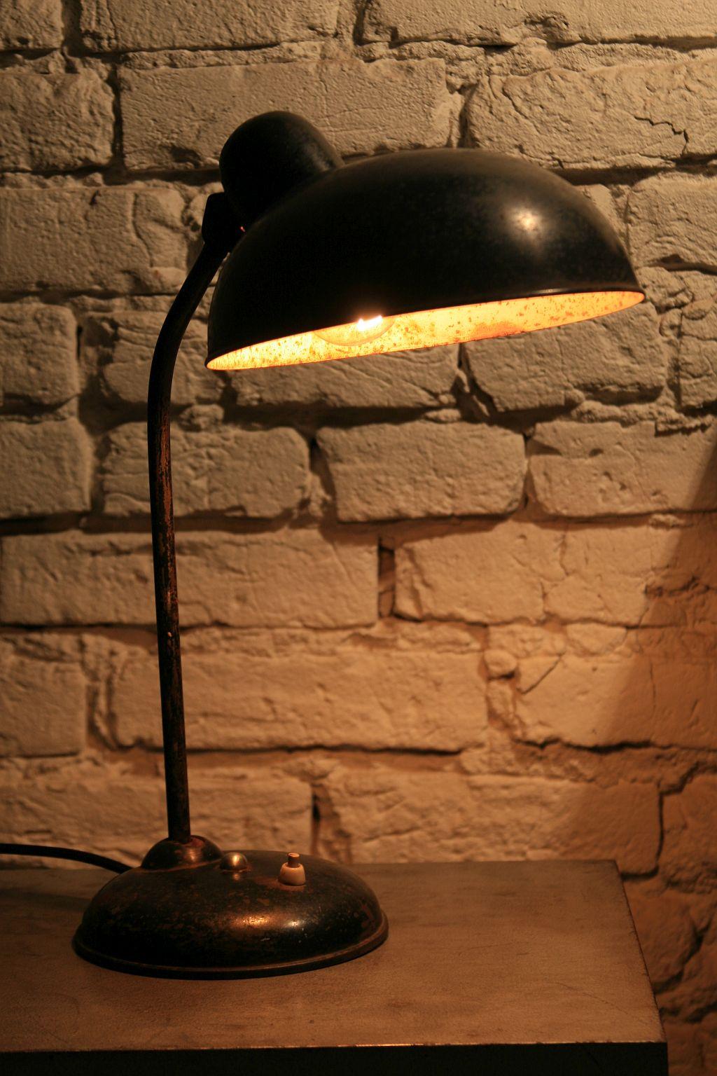 1930s Christian Dell Helo Desk Lamp In Good Condition In Warsaw, PL