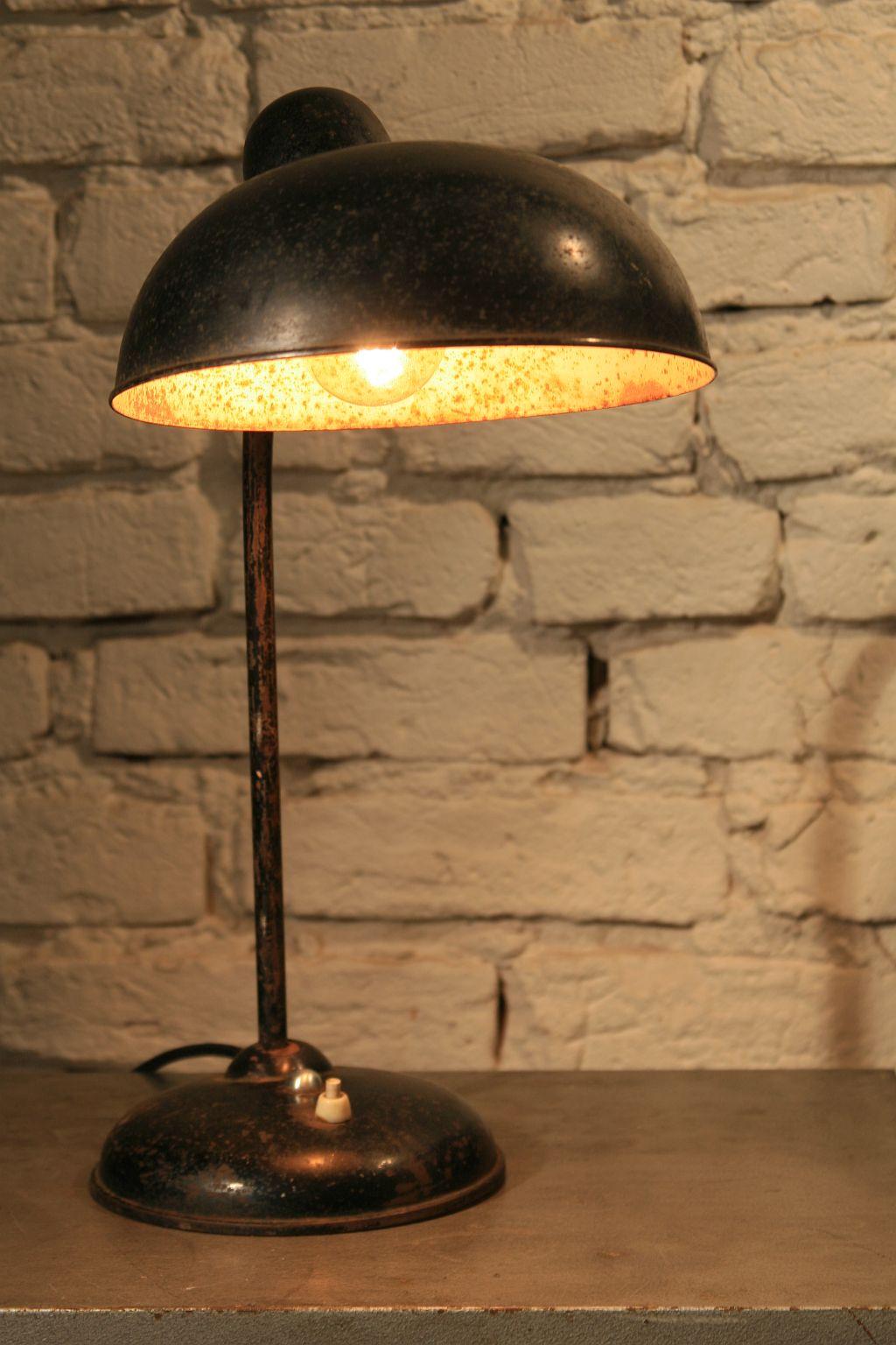 Steel 1930s Christian Dell Helo Desk Lamp