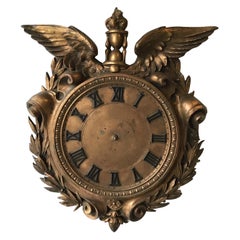 Vintage 1930s Classical Clock off of a Connecticut Bank Building