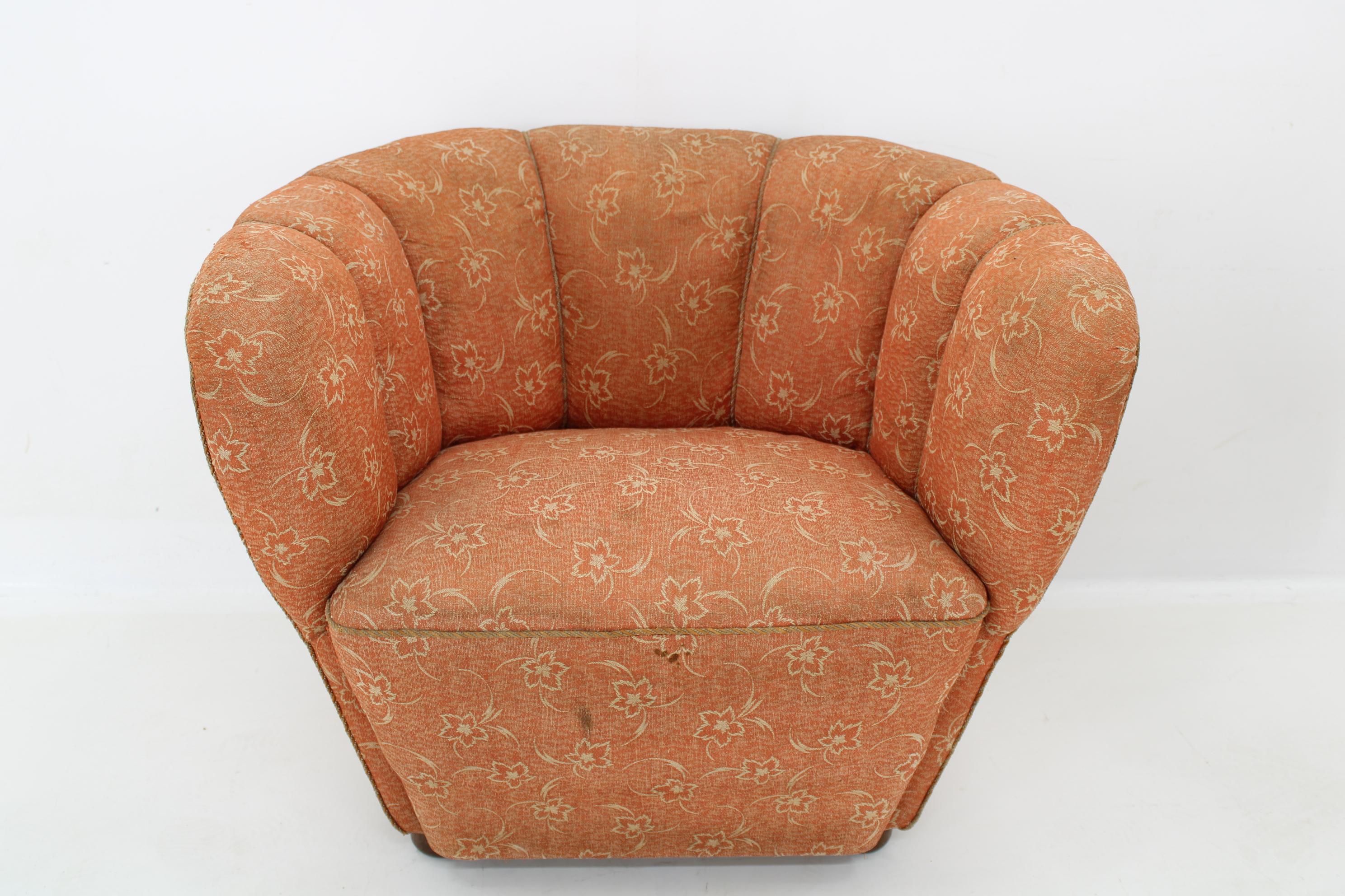 1930s Club Chair by UP zavody, Czechoslovakia For Sale 6
