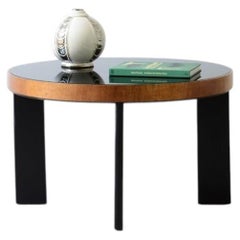 1930's Coffee table with a tambour top