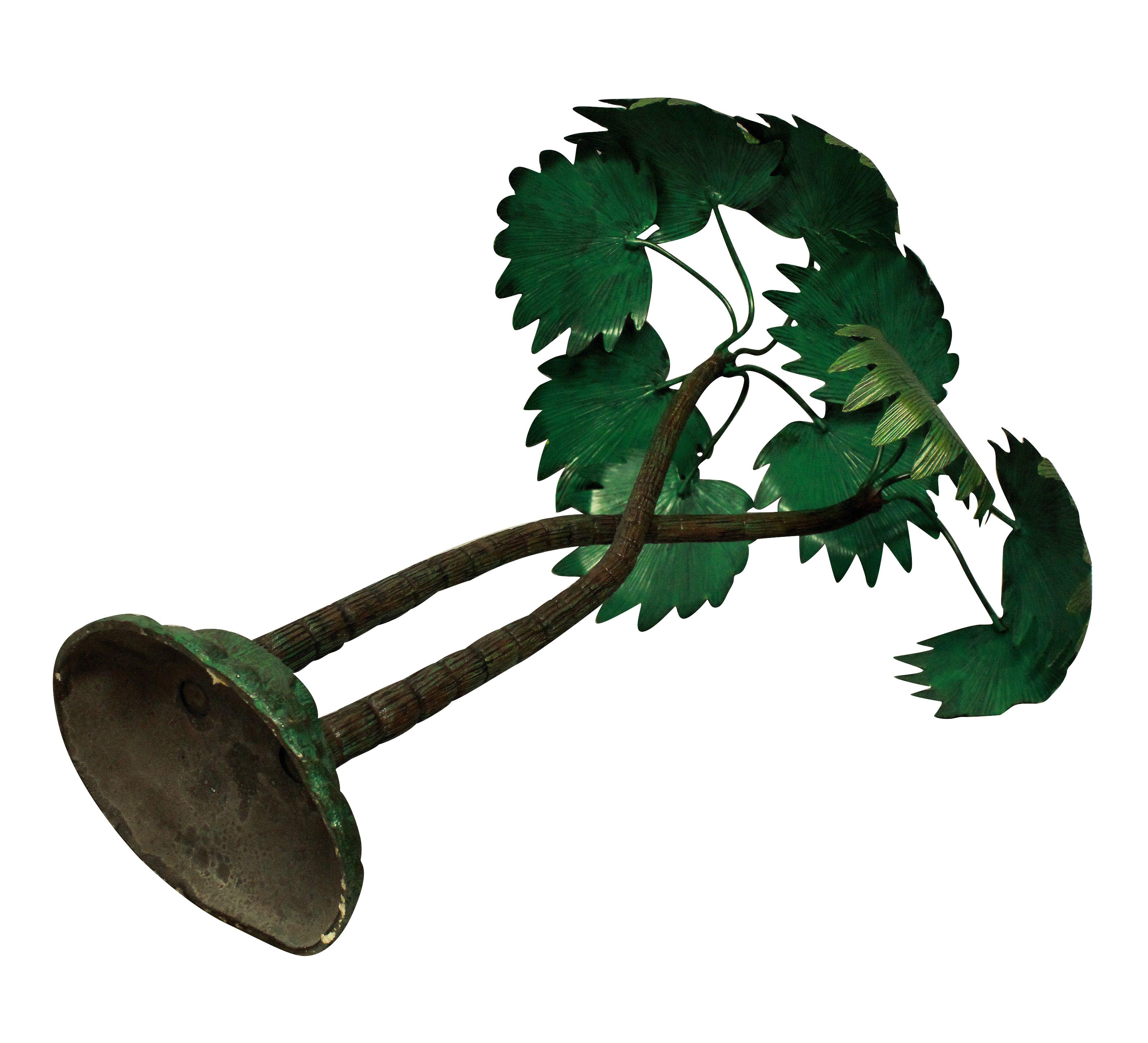 1930s Cold Painted Bronze Palm Tree In Good Condition In London, GB