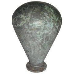 1930s Copper Antique Ship Mooring Bollard Early Hudson River Lower NYC
