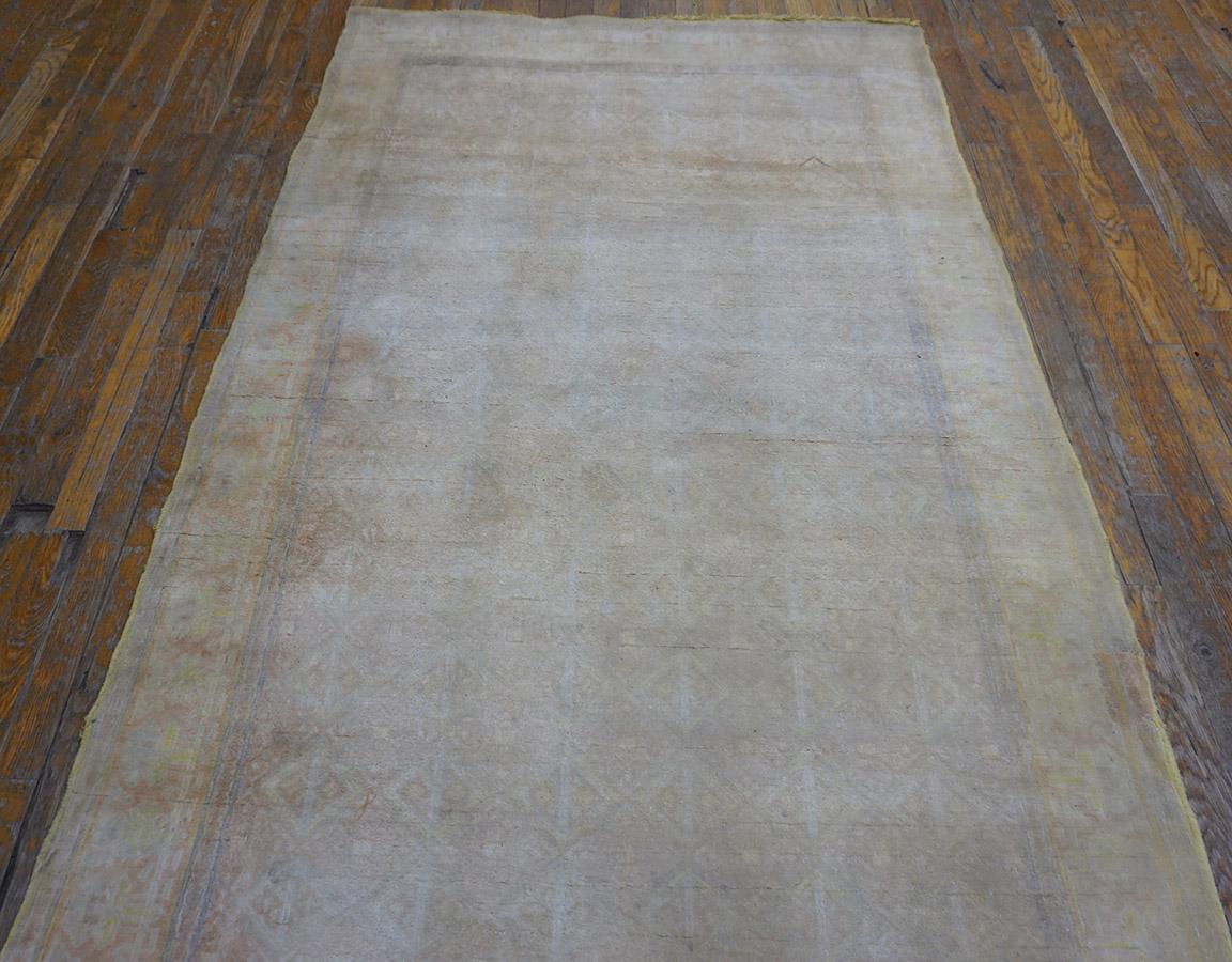 Agra-Teppich aus Baumwolle aus den 1930er Jahren ( 4'' x 6''8 - 122 x 203) im Angebot 1
