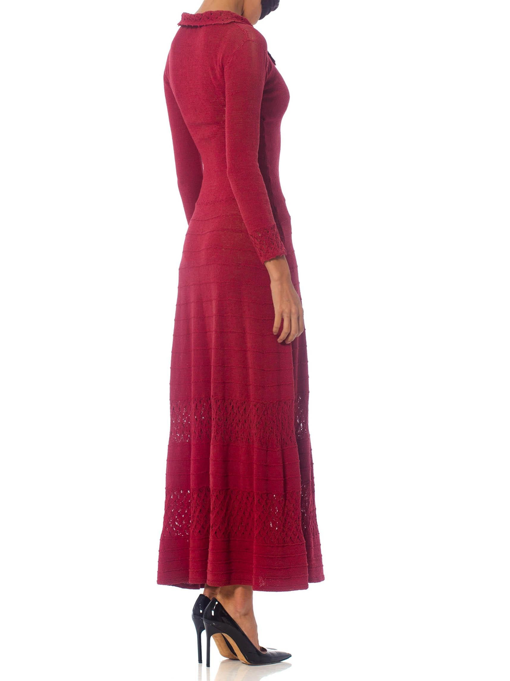 cranberry red dress