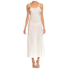 Sottoveste in rayon crema degli anni '30