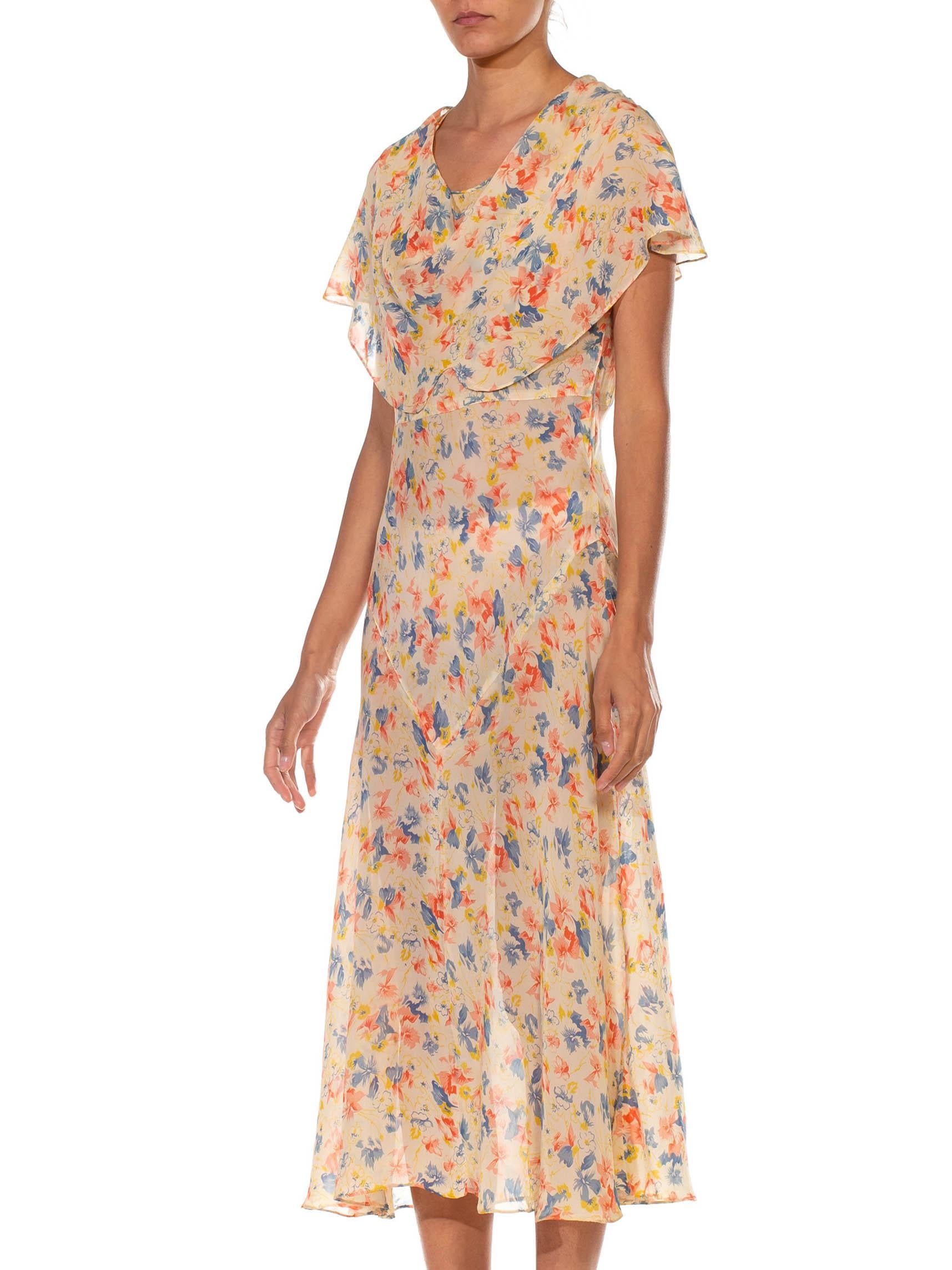 voile dress 1930s