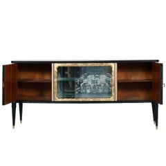 1930s Credenza Buffet Dry Bar Art Deco by Gaetano Borsani
