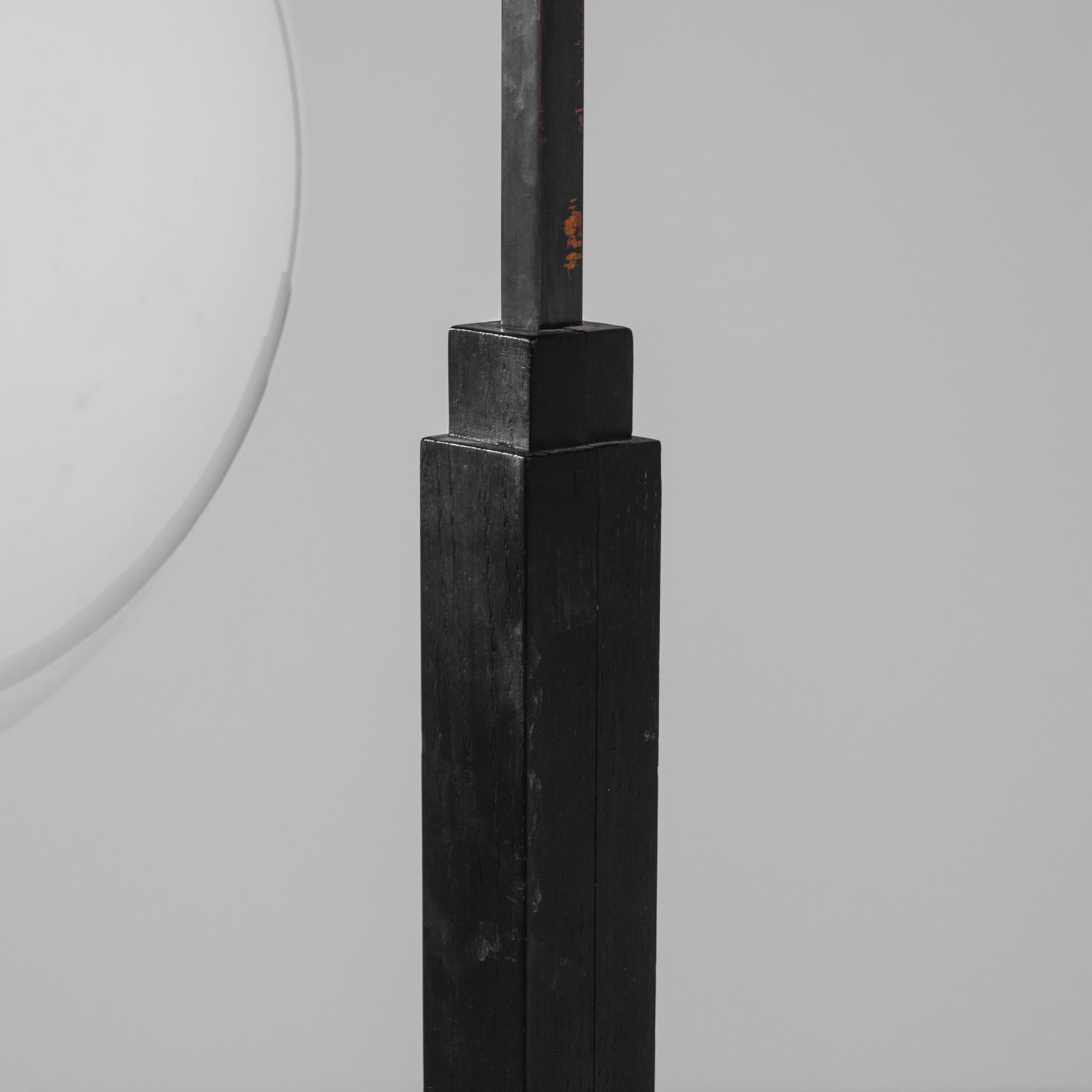 1930s Czech Floor Lamp Attributed to Jindrich Halabala In Good Condition In High Point, NC