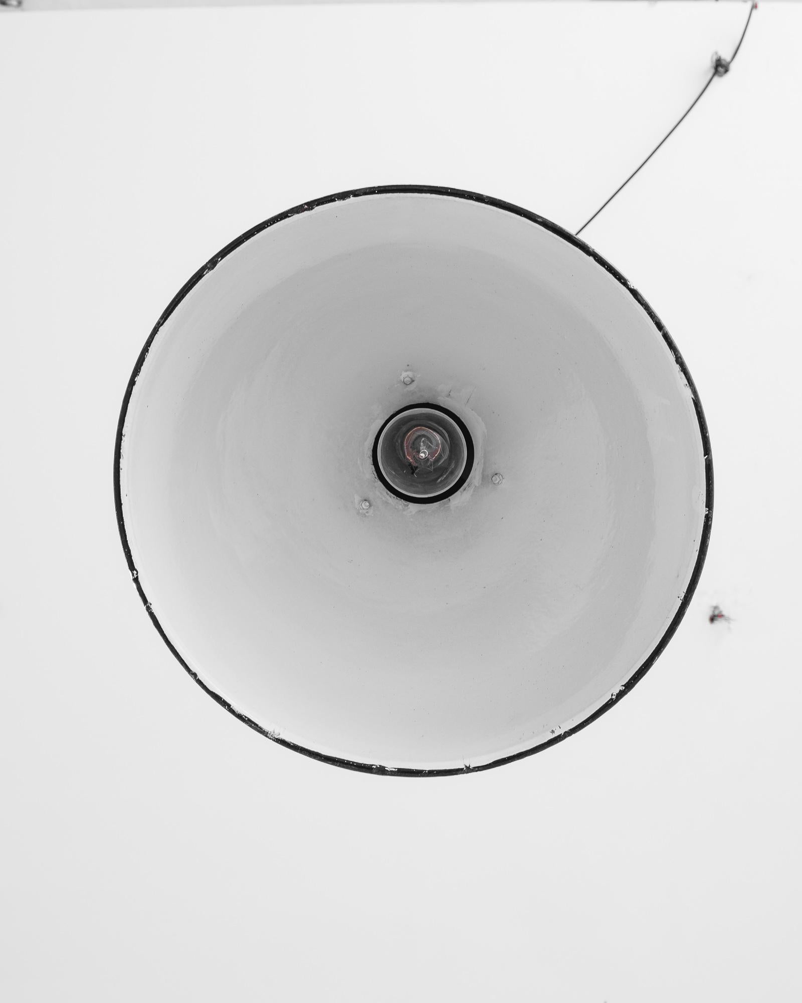 1930s Czech Industrial Pendant Lamp 1