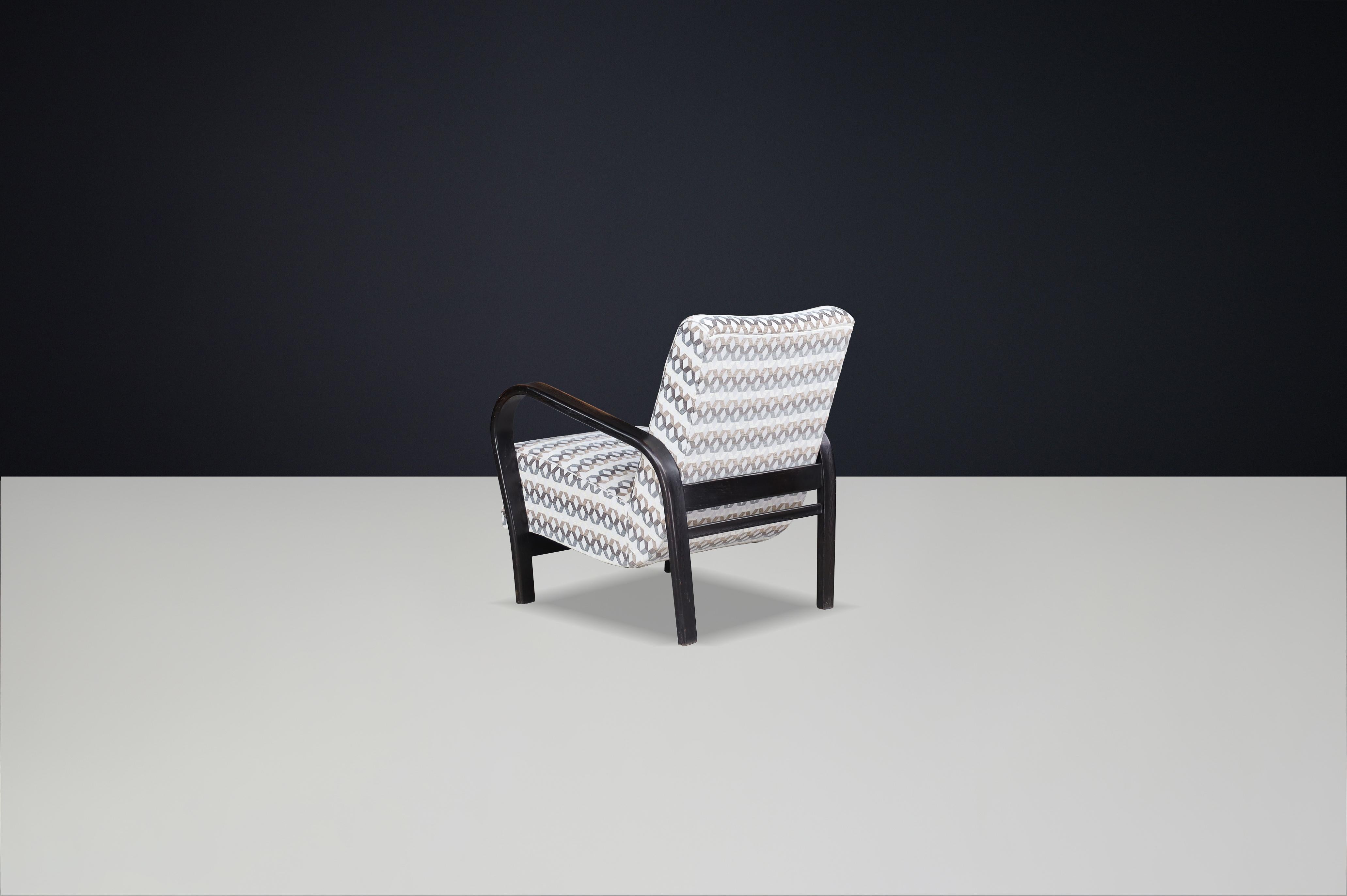 Tchèque Chaise longue tchèque des années 1930 par Koželka & Kropáček- 12 Disponible pour un projet sur mesure en vente