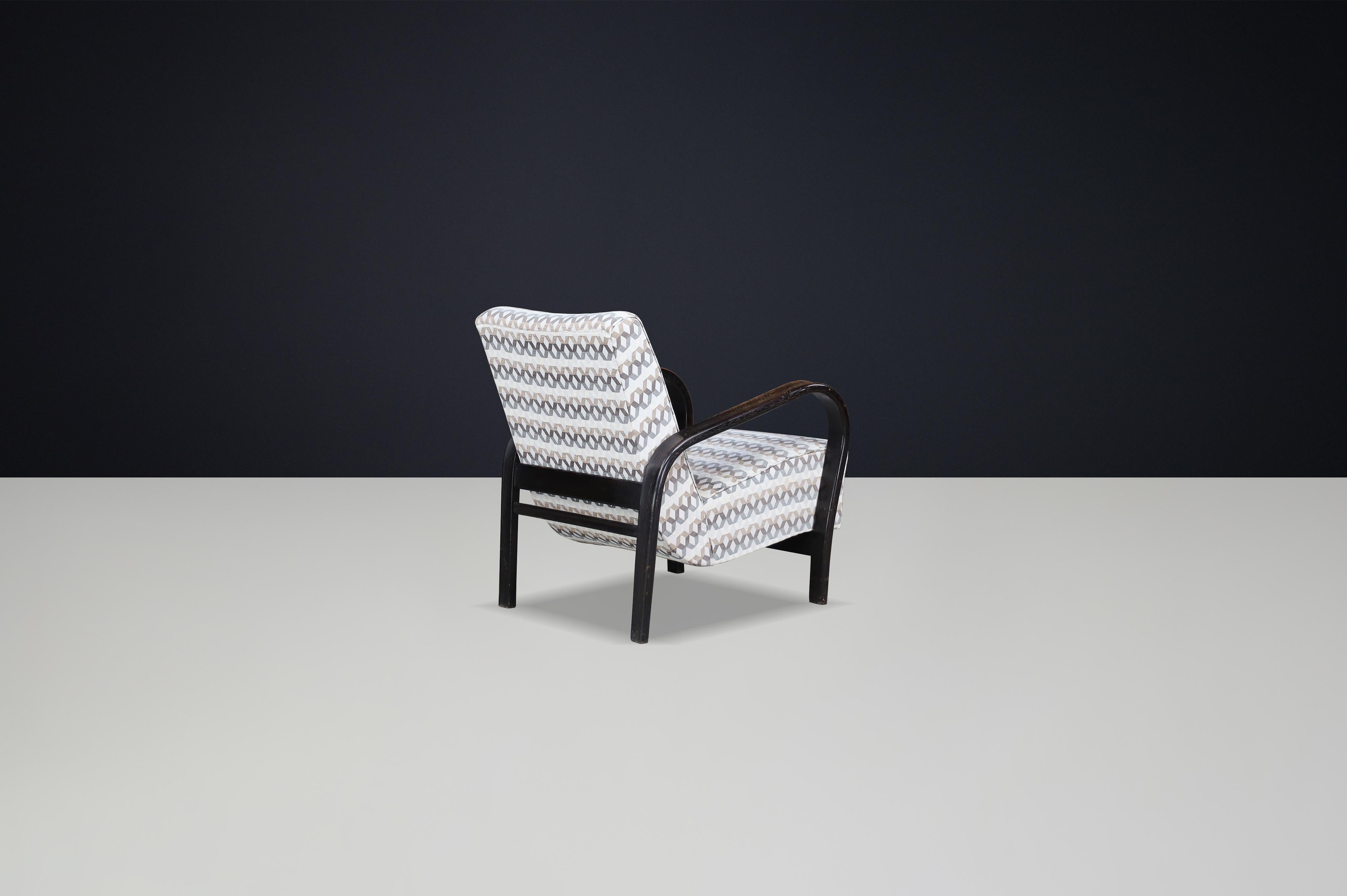 Chaise longue tchèque des années 1930 par Koželka & Kropáček- 12 Disponible pour un projet sur mesure Bon état - En vente à Almelo, NL