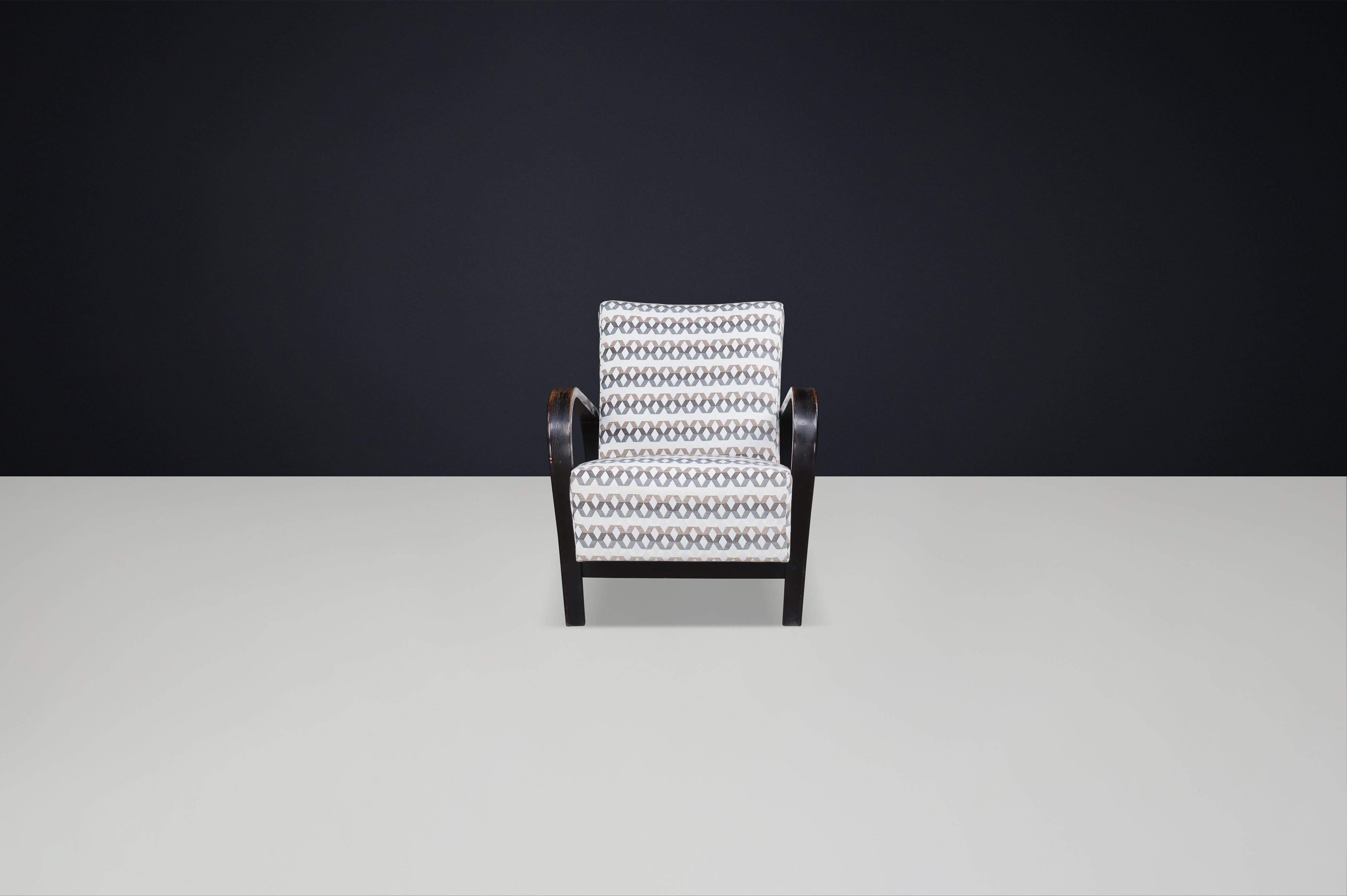 20ième siècle Chaise longue tchèque des années 1930 par Koželka & Kropáček- 12 Disponible pour un projet sur mesure en vente